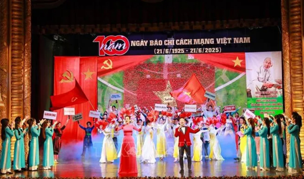 Một tiết mục nghệ thuật tại Chương trình.