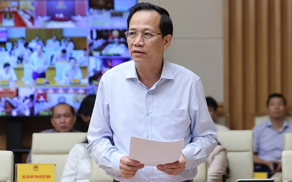 Bộ trưởng Dân tộc và Tôn giáo Đào Ngọc Dung phát biểu sáng 22/6.