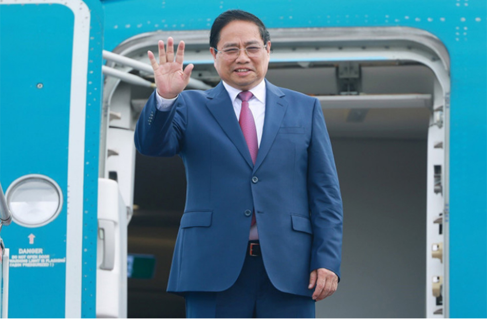 Thủ tướng Phạm Minh Chính lên đường dự Hội nghị thường niên các nhà tiên phong lần thứ 16 của WEF và làm việc tại Trung Quốc.