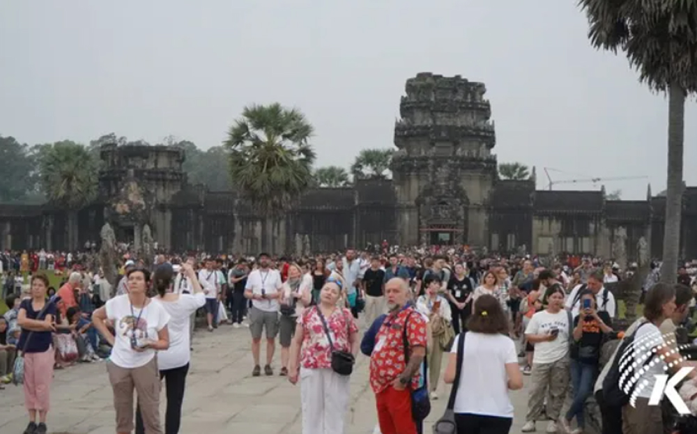 Thái Lan đã chặn khách du lịch xuất cảnh đến Campuchia. Ảnh minh họa: Seng Mengheng.