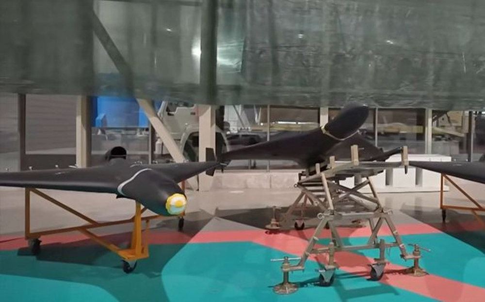 UAV Shahed trong khu trưng bày.