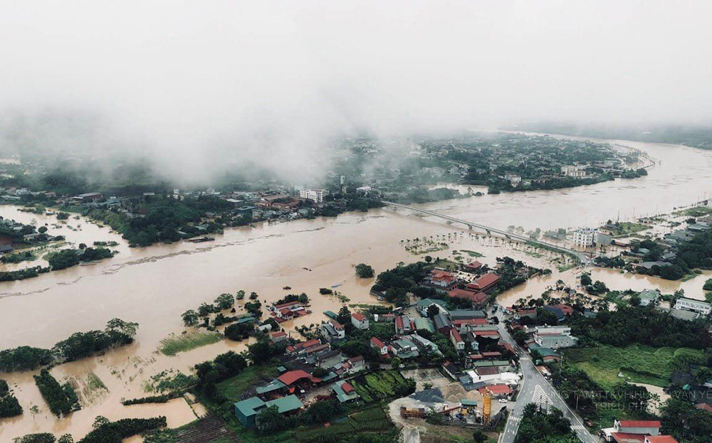 Ngập lụt trên địa bàn dafabet khuyến mãi Văn Yên trong cơn bão số 3 (YAGI) năm 2024.