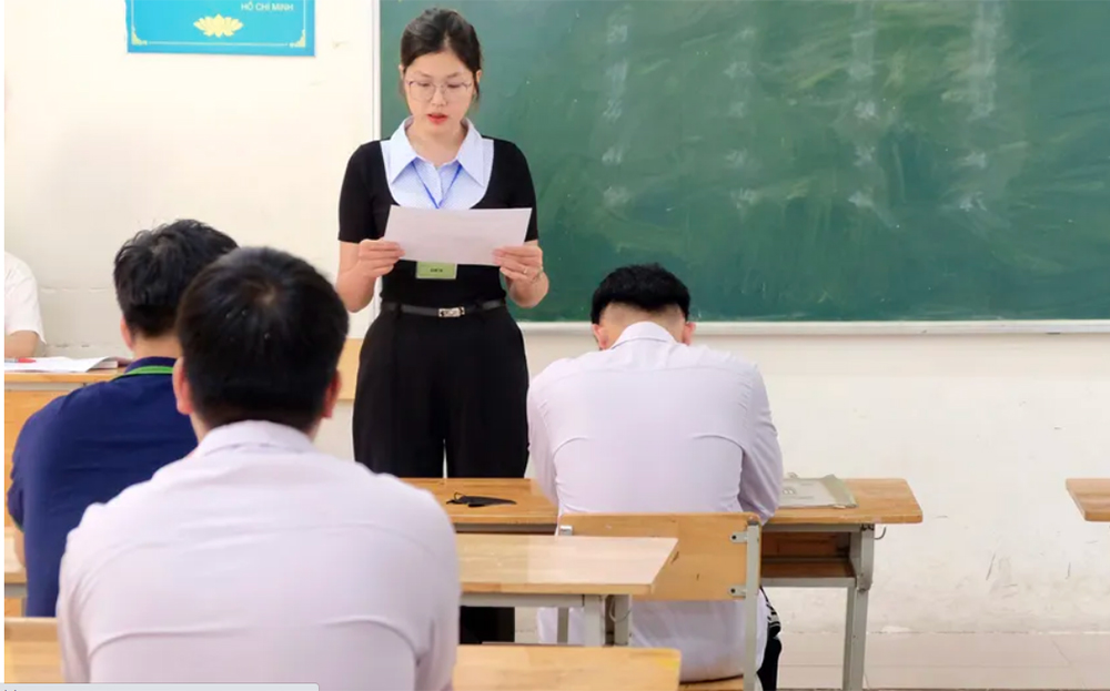 7.210 thí sinh vắng mặt trong buổi thi môn Văn sáng 26-6. Ảnh minh họa
