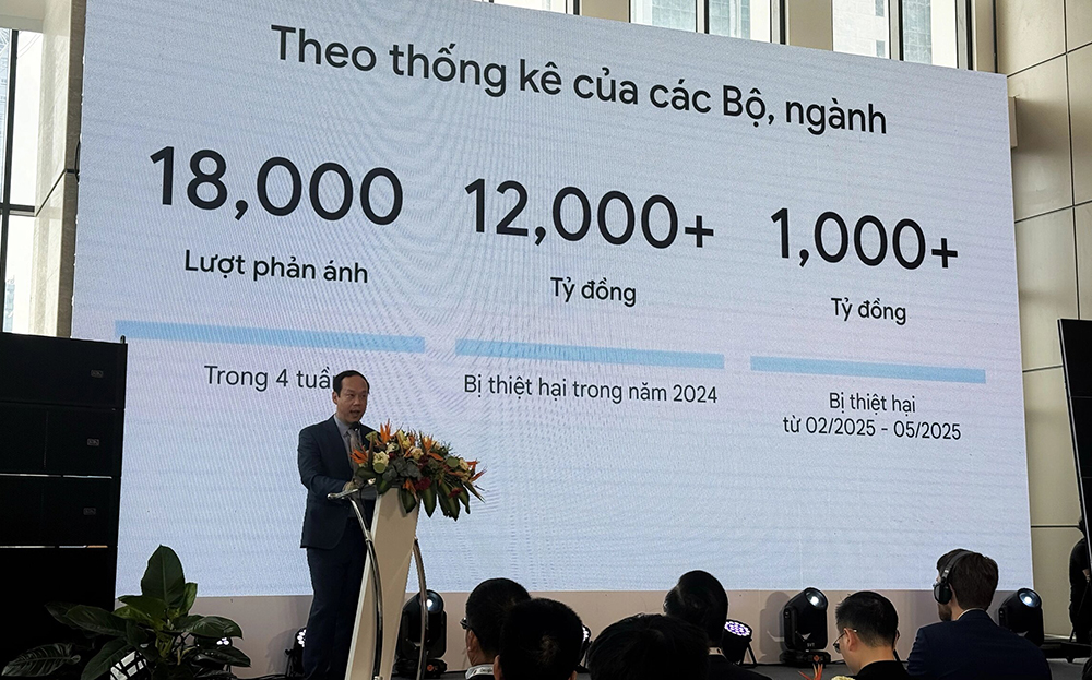 Đại tá Nguyễn Huy Lục chia sẻ thống kê về tình trạng lừa đảo trực tuyến tại Việt Nam.