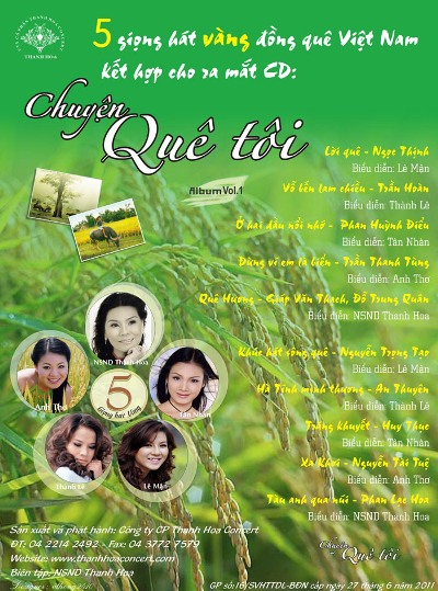 Bìa CD Chuyện quê tôi
