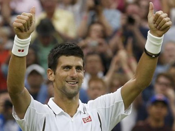 Djokovic thắng vất vả Del Potro để vào chung kết Wimbledon - ảnh Reuters.