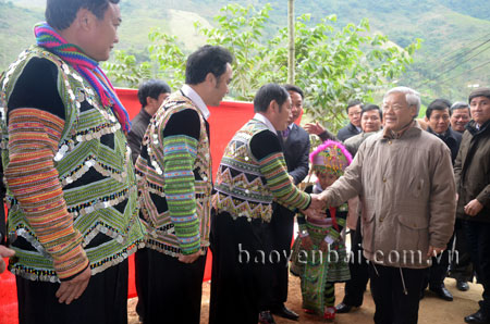 Đầu năm 2013, Tổng Bí thư Nguyễn Phú Trọng đã tới thăm và làm việc tại xã Trạm Tấu.