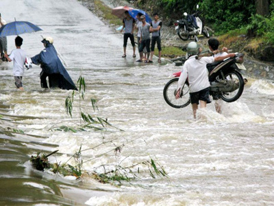 Mưa lũ gây nhiều thiệt hại ở Lào Cai. Ảnh minh họa