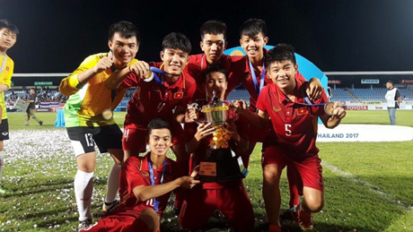 Việt Nam đoạt chức vô địch giải U.15 Đông Nam Á 2017.