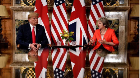 Thủ tướng Anh và Tổng thống Mỹ tại Chequers.