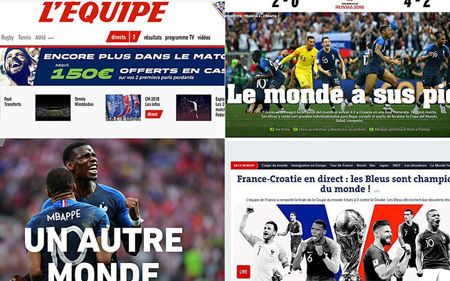 Báo chí thế giới ngả mũ với ĐT Pháp và Mbappe sau chức vô địch FIFA World Cup™ 2018.