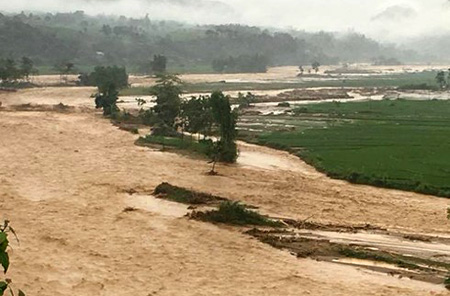 Mưa lũ gây thiệt hại nặng ở Yên Bái.