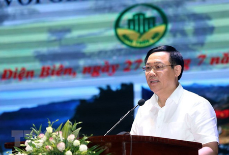 Phó Thủ tướng Vương Đình Huệ phát biểu tại Hội nghị.