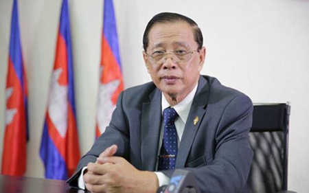 Người phát ngôn Đảng Nhân dân Campuchia (CPP) ông Sok Eysan.