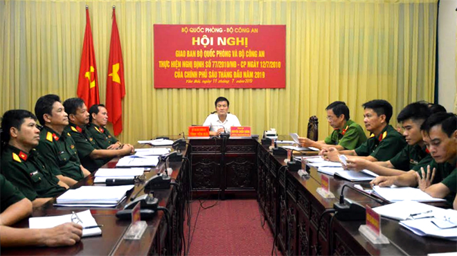 Đồng chí Nguyễn Chiến Thắng - Phó Chủ tịch UBND tỉnh chủ trì Hội nghị tại điểm cầu Yên Bái.