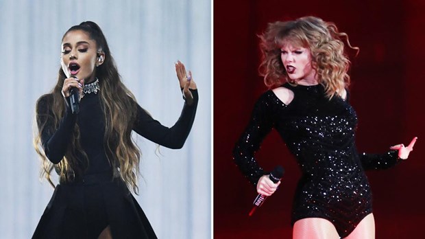 Taylor Swift và Ariana Grande.