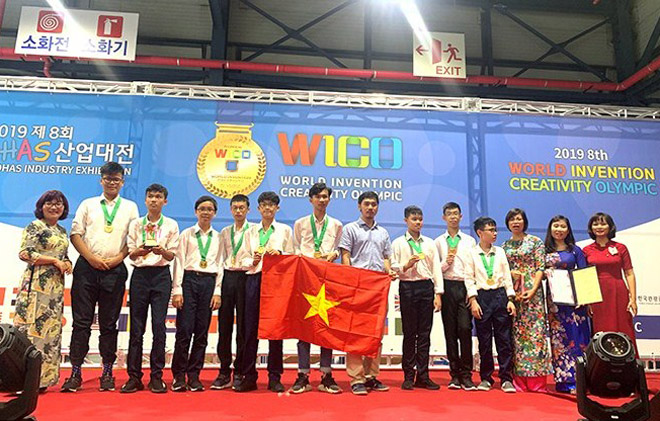 Đoàn Việt Nam giành 2 Huy chương vàng tại WICO 2019.