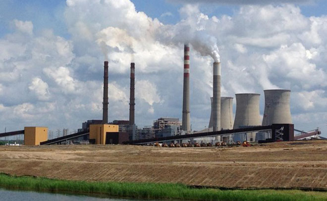 Một nhà máy nhiệt điện than ở Kentucky, Mỹ.