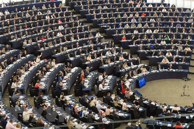 Toàn cảnh một phiên họp của Nghị viện châu Âu ở Strasbourg, Pháp.