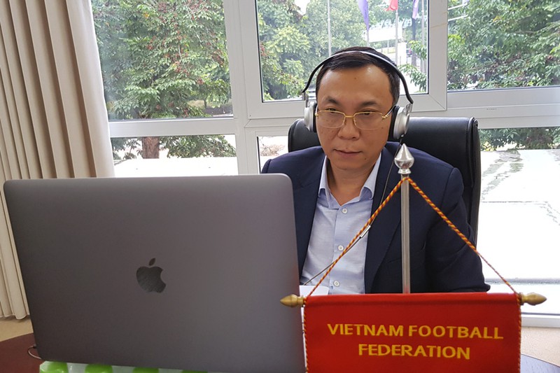 Ông Trần Quốc Tuấn là đại diện của VFF trong cuộc họp với Chủ tịch FIFA
