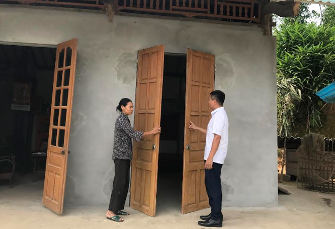 Ngôi nhà của cựu chiến binh Lương Minh Quyết ở thôn Hương Lý, xã Đại Đồng (huyện Yên Bình) được sửa chữa khang trang.