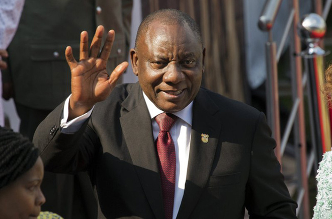 Tổng thống Nam Phi Cyril Ramaphosa.