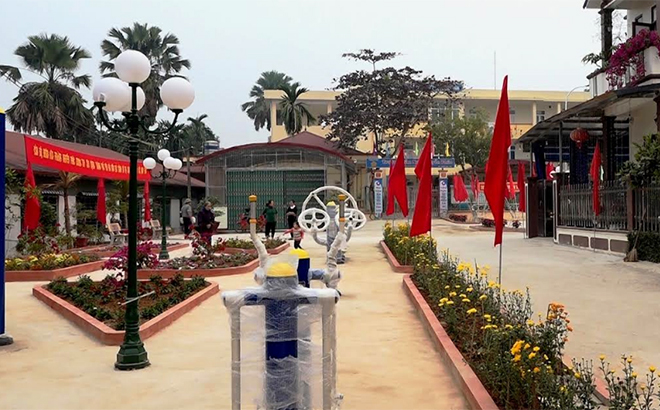 Tiểu công viên tổ dân phố Phúc Thọ, phường Nguyễn Phúc.