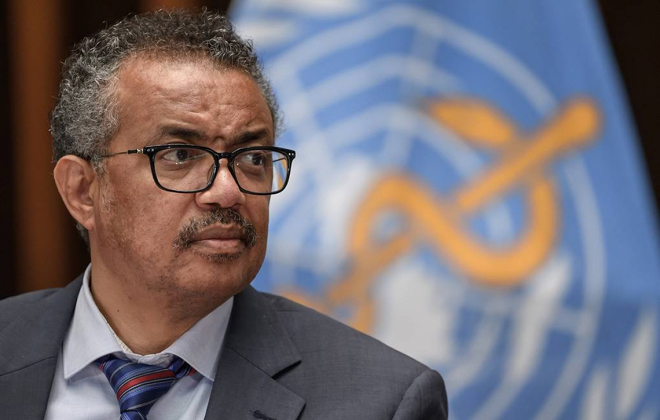 Tổng giám đốc Tổ chức Y tế Thế giới (WHO) Tedros Adhanom Ghebreyesus. Ảnh: EPA