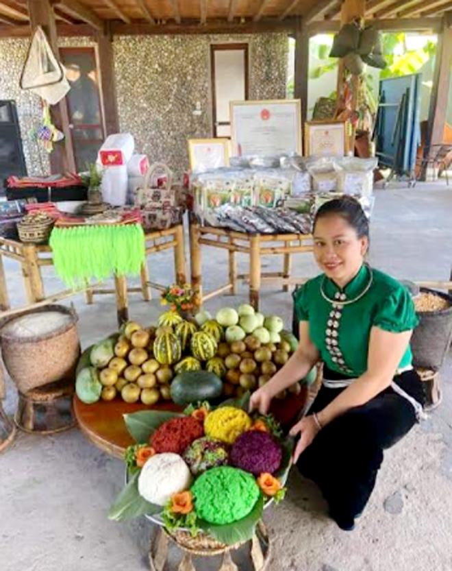 Gia đình chị Hà Thị Chinh - thôn Đêu 2, xã Nghĩa An phát triển du lịch homestay.
