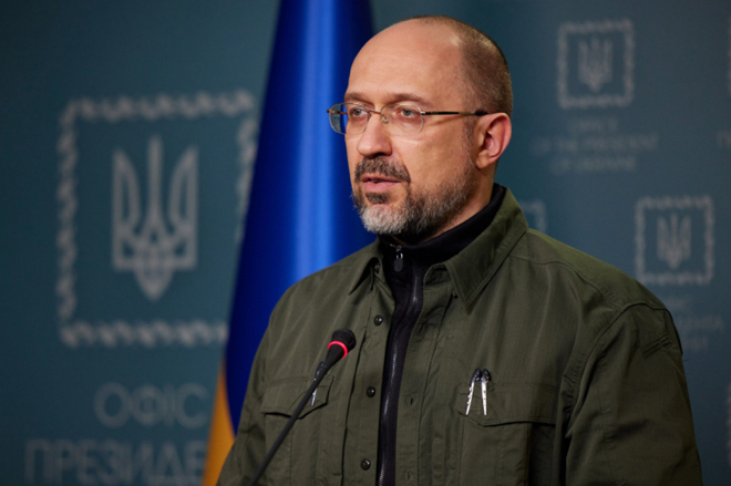 Thủ tướng Ukraine Denys Shmyhal.