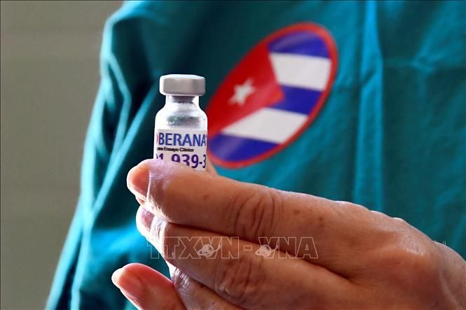 Vaccine ngừa COVID-19 Soberana của Cuba.