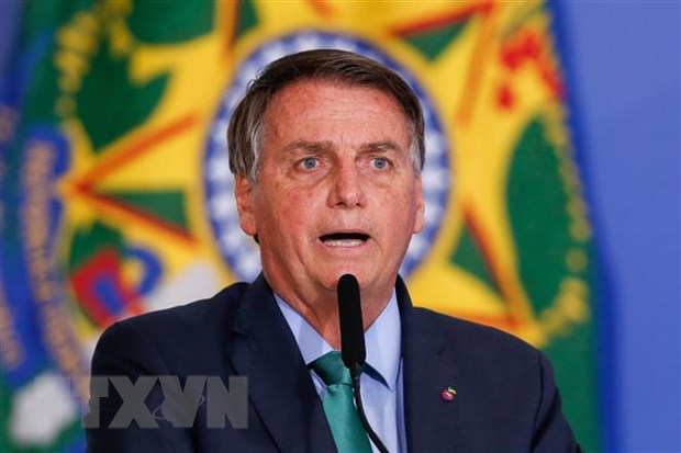 Tổng thống Brazil Jair Bolsonaro.