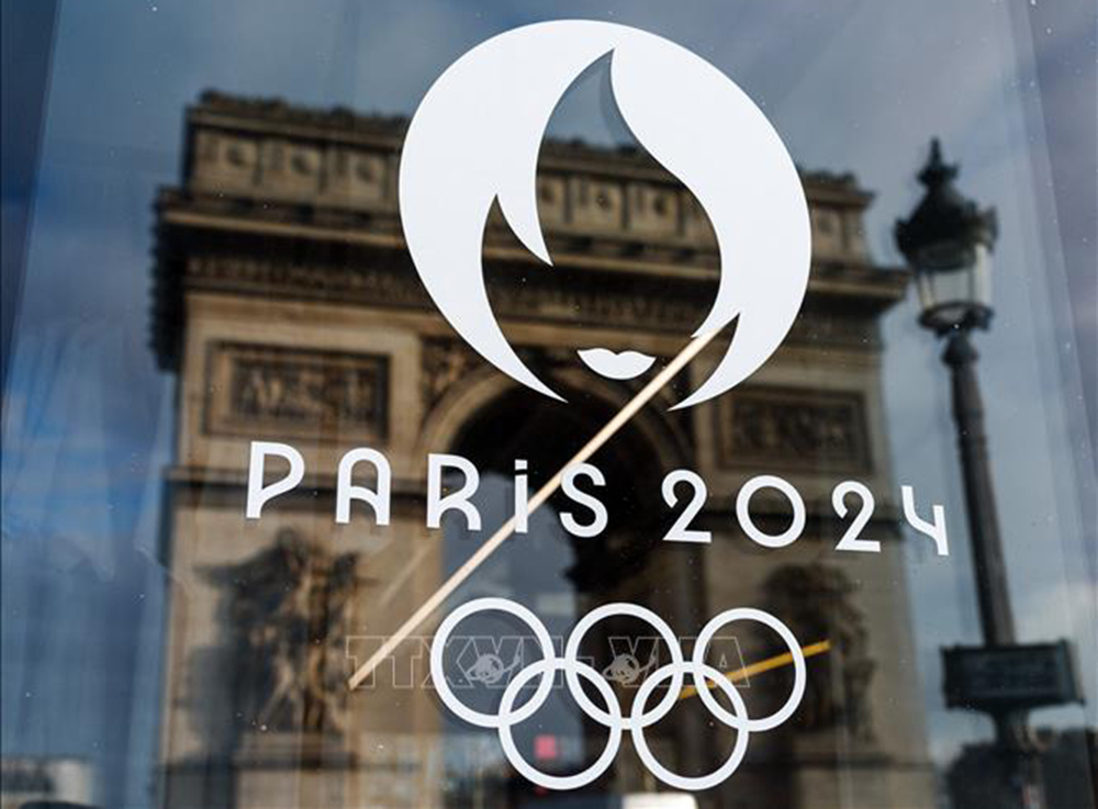 Biểu tượng Olympic và Paralympic 2024 tại Paris, Pháp. Ảnh minh họa