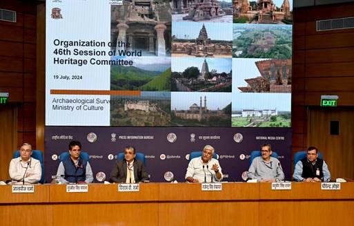 Họp báo thông tin về Phiên họp thứ 46 của Ủy ban Di sản Thế giới tại New Delhi, Ấn Độ (PIB)