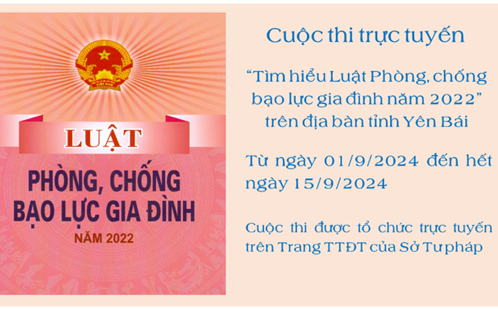 Cuộc thi diễn ra từ ngày 01/9/2024 đến hết ngày 15/9/2024