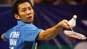 Tay vợt Nguyễn Tiến Minh.