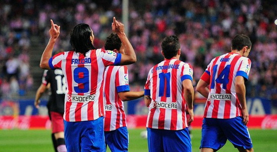 Falcao rực rỡ, Atletico thắng đậm.