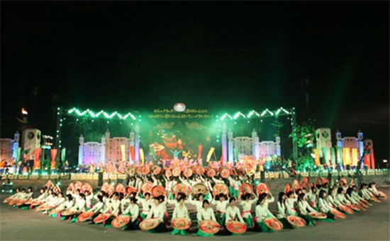 Festival Bắc Ninh 2010 nơi tôn vinh các giá trị văn hóa Kinh Bắc. (Ảnh: Tổng cục Du lịch)