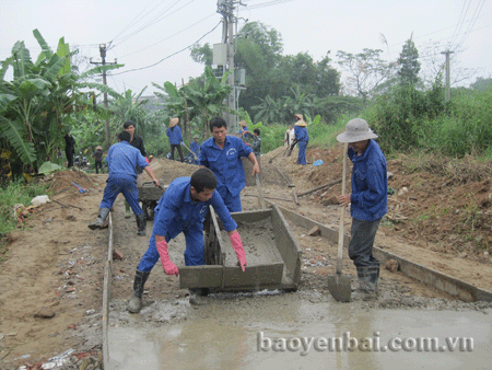 Hạ tầng nông thôn của thành phố Yên Bái
được quan tâm đầu tư.