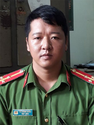 Thượng úy Hà Đình Biên.

