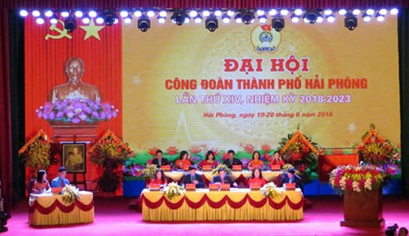 Đại hội Công đoàn thành phố Hải Phòng. Ảnh minh họa.