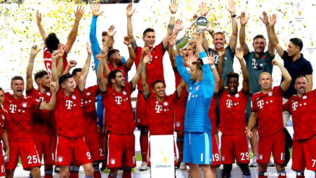 Bayern Munich giành Siêu cúp Đức.