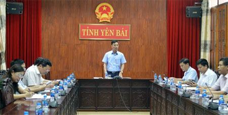 Đồng chí Dương Văn Tiến phát biểu tại Hội nghị.