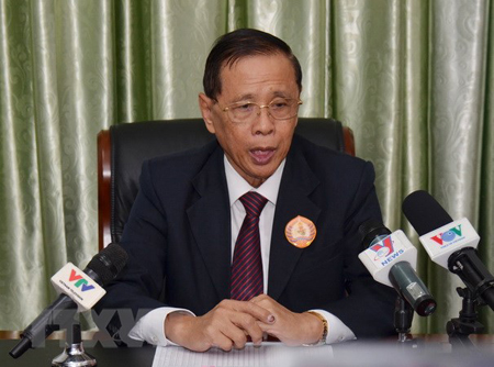 Ông Sok Eysan Ủy viên Trung ương kiêm người phát ngôn đảng Nhân dân Campuchia (CPP).