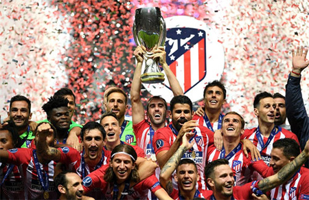 Atletico Madrid lần thứ 3 giành Siêu Cúp châu Âu.