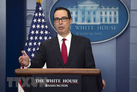 Bộ trưởng Tài chính Mỹ Steven Mnuchin.