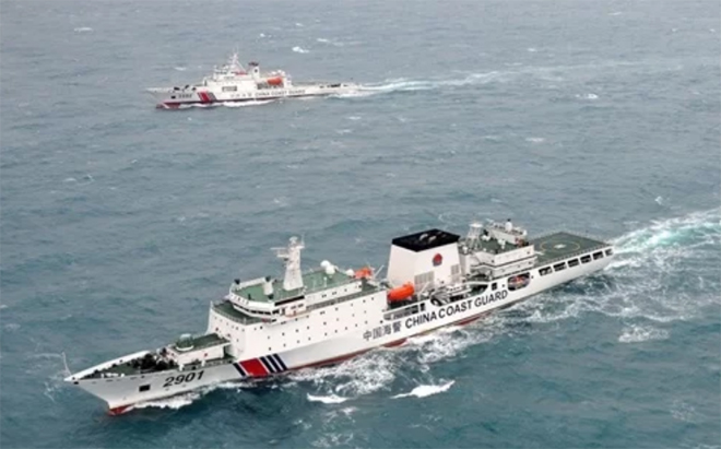 Các tàu hải cảnh của Trung Quốc.