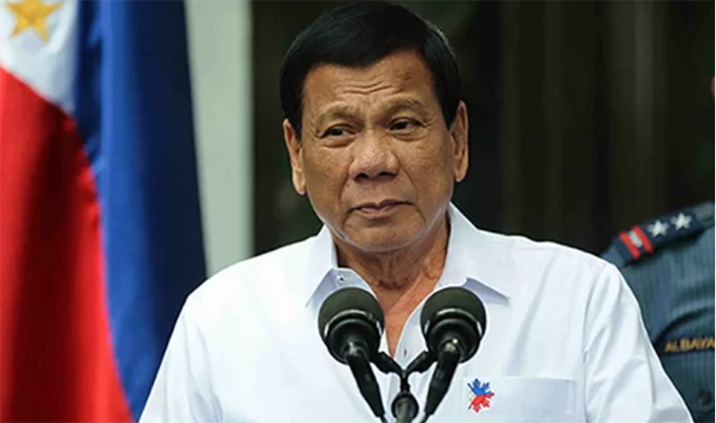 Tổng thống Philippines Rodrigo Duterte.