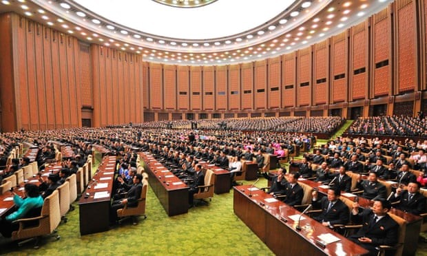 Một phiên họp Hội nghị Nhân dân Tối cao Triều Tiên.