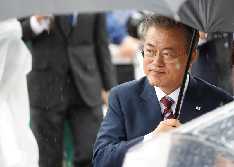 Tổng thống Hàn Quốc Moon Jae In.